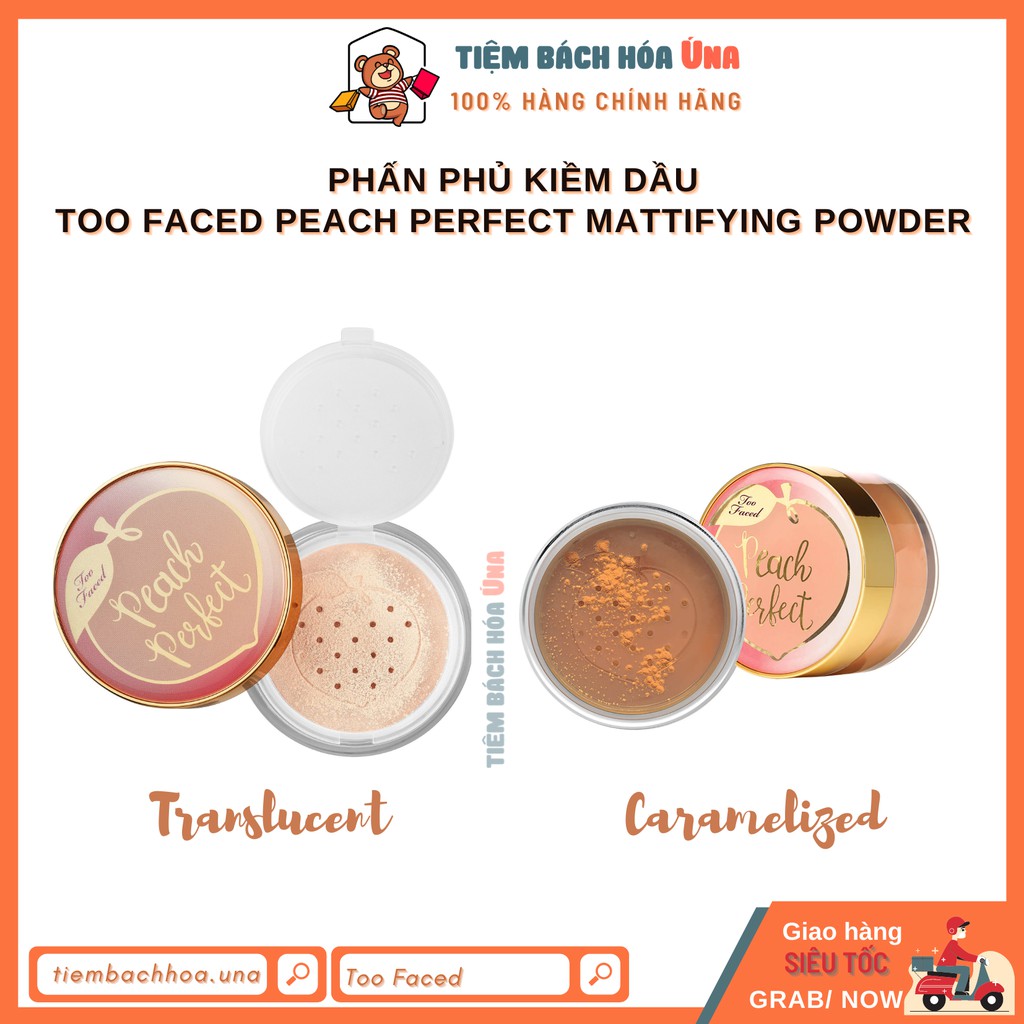 [Đủ Bill] Phấn phủ Too faced Peach perfect mattifying powder