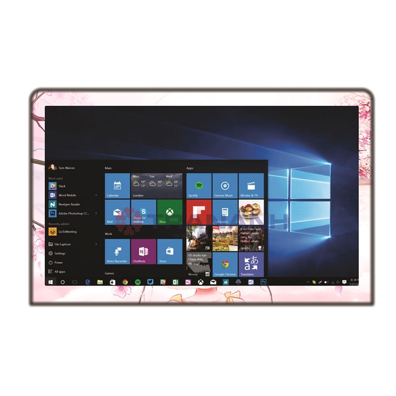 Miếng Dán Laptop - Mẫu bé gái hồng cute - Dán cho Dell, Hp, Asus, Lenovo, Acer, MSI, Surface,Vaio, Macbook