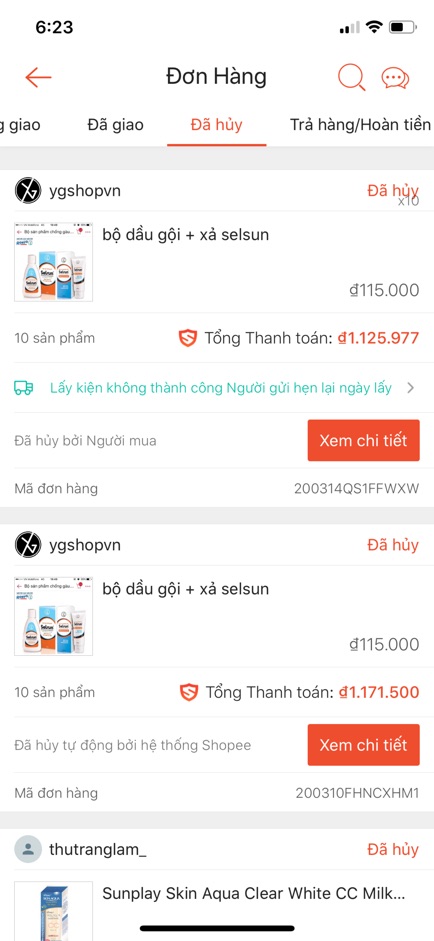 bộ dầu gội + xả selsun