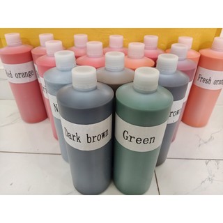 ⭐️✨🌺 Mực Sử lý chân mày xanh + đỏ 1000ml ⭐️💫