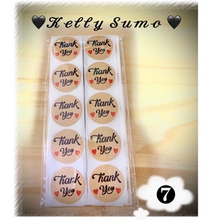 Combo 100 sticker “ Thank you “ ( chọn mẫu )