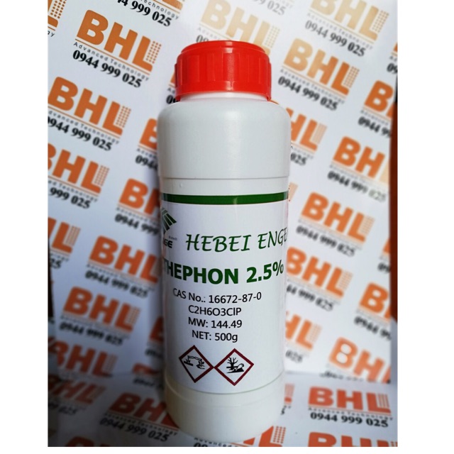 Hóa chất Ethephon lọ 500ml ethephone 2.5% chất điều hòa sinh trưởng