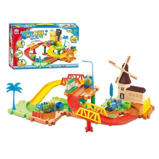 Bộ đồ chơi lắp ráp mô hình đường ray xe lửa  cho bé
