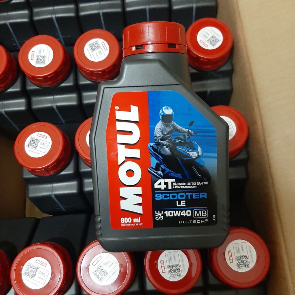 Scooter 10W40 800ml tặng Motul Gear Oil 80W90 120ml nhớt hợp số nhớt