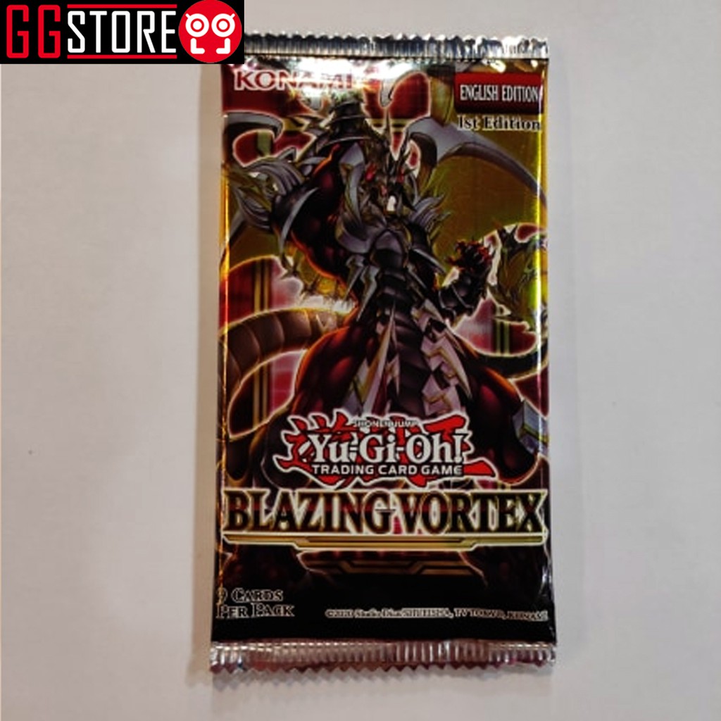 Bài Yugioh Chính Hãng - Gói Thẻ Bài BLAZING VORTEX Tiếng Anh (9 lá bài)