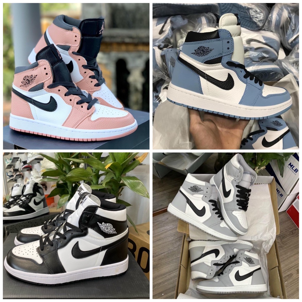 Giày thể thao Bóng Rổ Nike Jordan1 Cao Cổ ,Giày JOCDAN AIR FORCE ONE, Vans Full Sz Nam Nữ 36-43