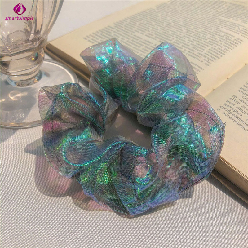 Dây buộc tóc kiểu dáng đuôi cá vải Chiffon dành cho bạn nữ