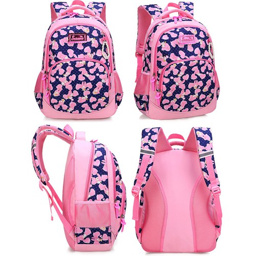 BALO BÉ GÁI , BALO HỌC SINH HỌA TIẾT DỄ THƯƠNG SESAME BL06