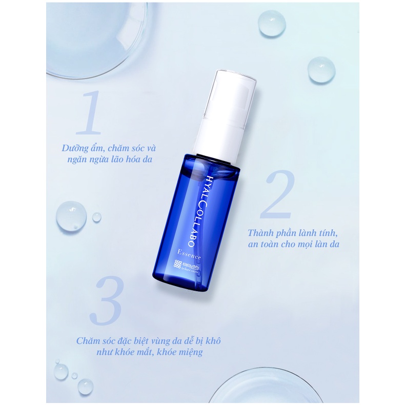 Tinh chất dưỡng ẩm ngăn ngừa lão hóa HYALCOLLABO Emolient W Essence