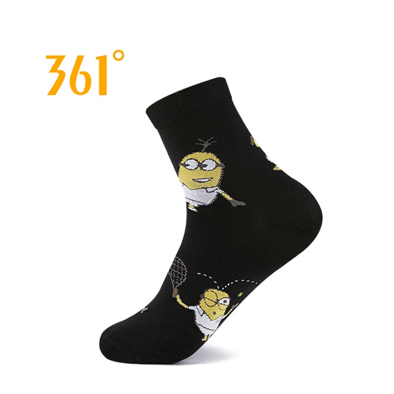 361 Degrees Women Minions Sports Socks Casual Socks 512123046