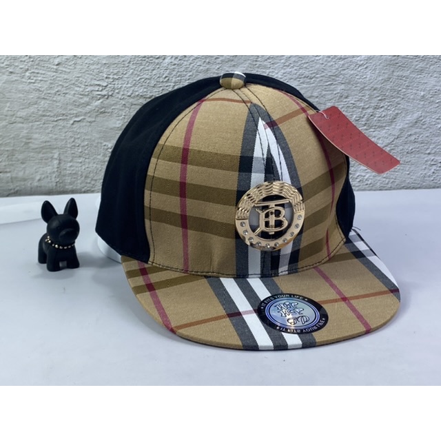 Nón kết snapback trẻ em 2 - 5 tuổi sọc mạc sắt vàng (❤️)