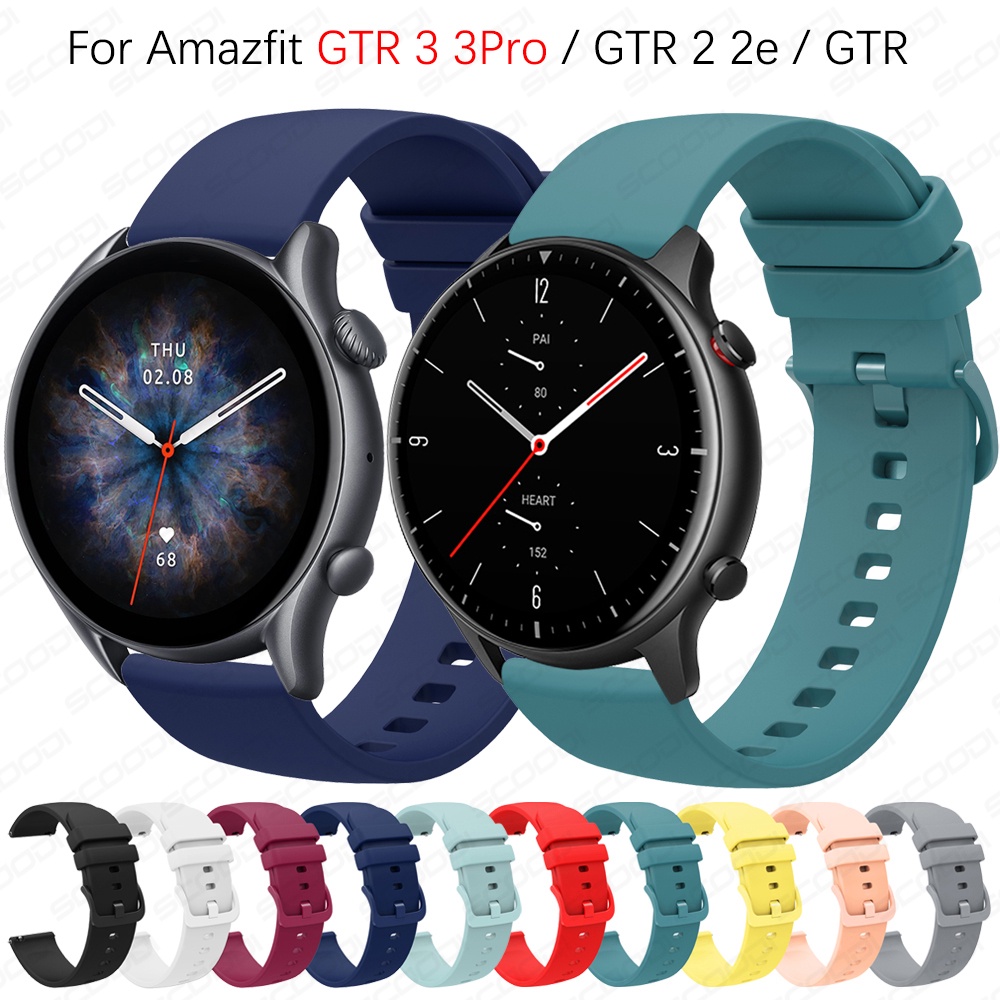 Dây Silicone Thay Thế Cho ĐồNg Hồ Huawei Amazfit GTR 4 / GTR 3 3Pro / GTR 2 2e / GTR 47mm 42mm