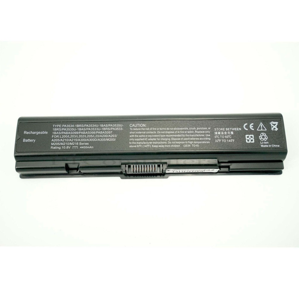 Pin laptop Toshiba Satellite A200 M200 L200 L505 L550 M205 PA3534U A205 A210 A215 A300 A305 A355D L200 L305 M200 L300D