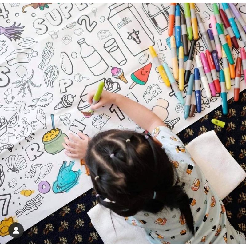 Bút sáp Silky crayon hãng Mideer- an toàn cho bé từ 1 tuổi
