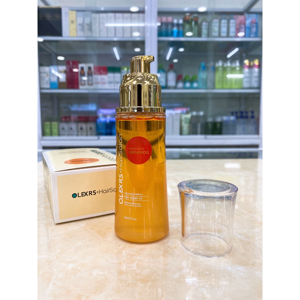 Tinh Chất Dưỡng Tóc Bóng Mượt Vào Nếp Olexrs 80ml