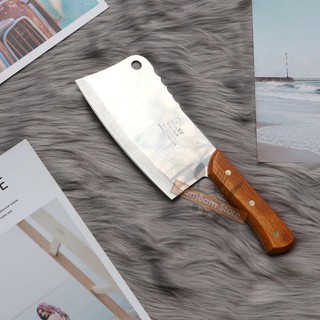 Dao chặt xương bằng thép cao cấp cán gỗ