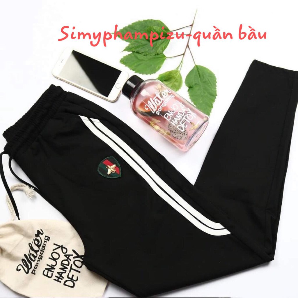 quần legging kẻ sọc con ong