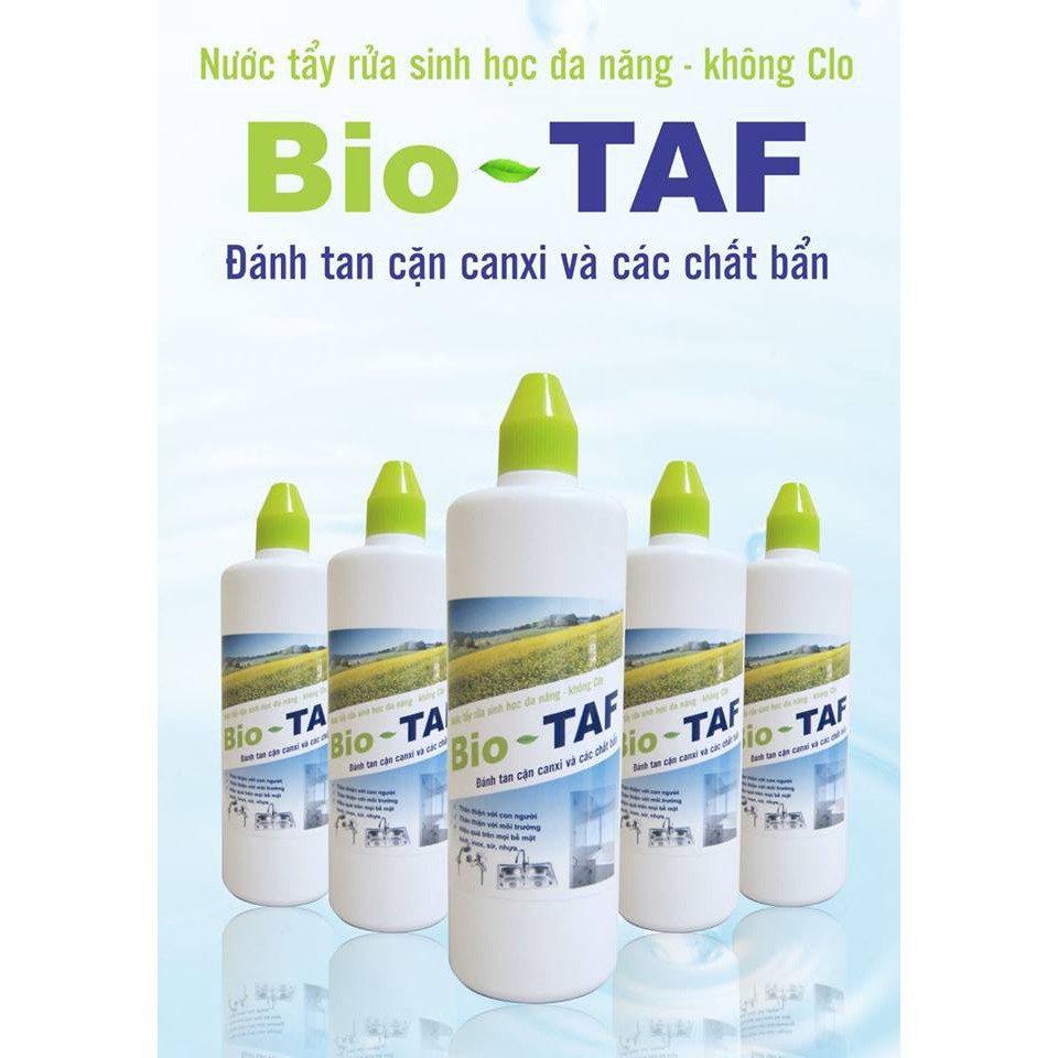 [ CHÍNH HÃNG ] Bio-TAF Nước Tẩy Rửa Sinh Học Đa Năng Không Clo - CÁC BỀ MẶT CHẤT LIỆU