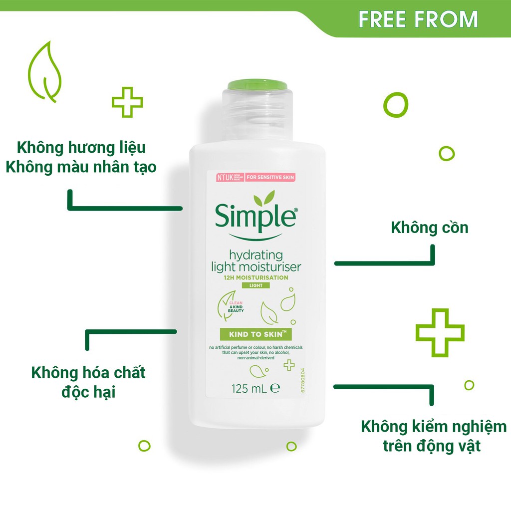 Sữa Dưỡng Da Simple Kind To Skin Moisturiser