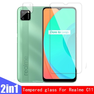 Kính Cường Lực Bảo Vệ Màn Hình Cho Điện Thoại Oppo Realme C 11 + Máy Ảnh Realmec11 / Rmx2185 6.5inch