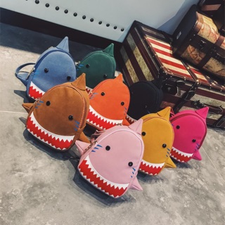 [HEY, DIXI] BA LÔ CÁ MẬP HÀNG LOẠI 1 CHẤT DA LỘN KHÔNG BÁM BỤI CHO BÉ