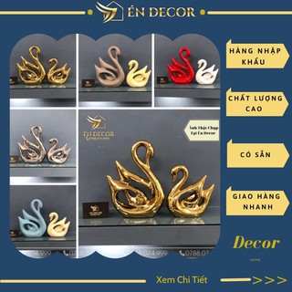 Đôi thiên Nga Sứ, Trang Trí Nhà Cửa, Thiên Nga Trang Trí, Én Decor
