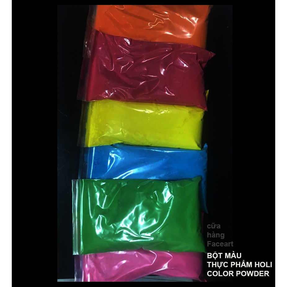 BỘT MÀU THỰC PHẨM COLOR HOLI - BỘT MÀU KỈ YẾU - BỘT MÀU COLOR ME RUN - POWDER COLOR