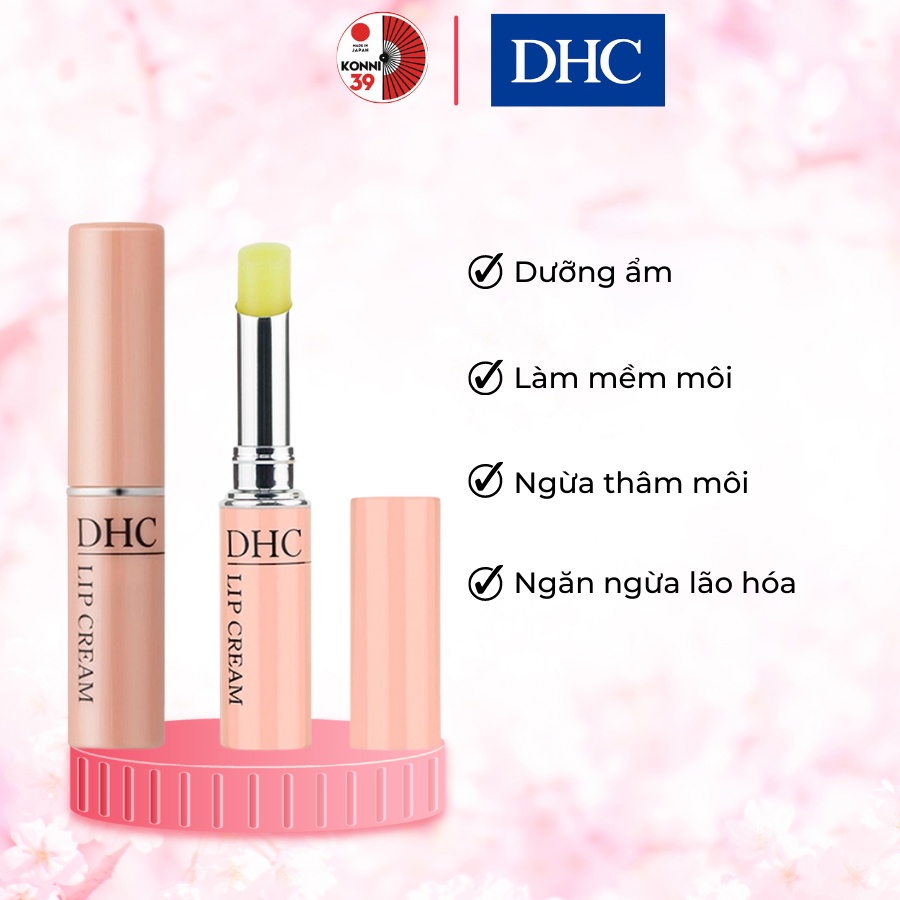 Son dưỡng môi DHC Lip Cream 1,5g không màu làm mềm giảm thâm môi - Bahachiha