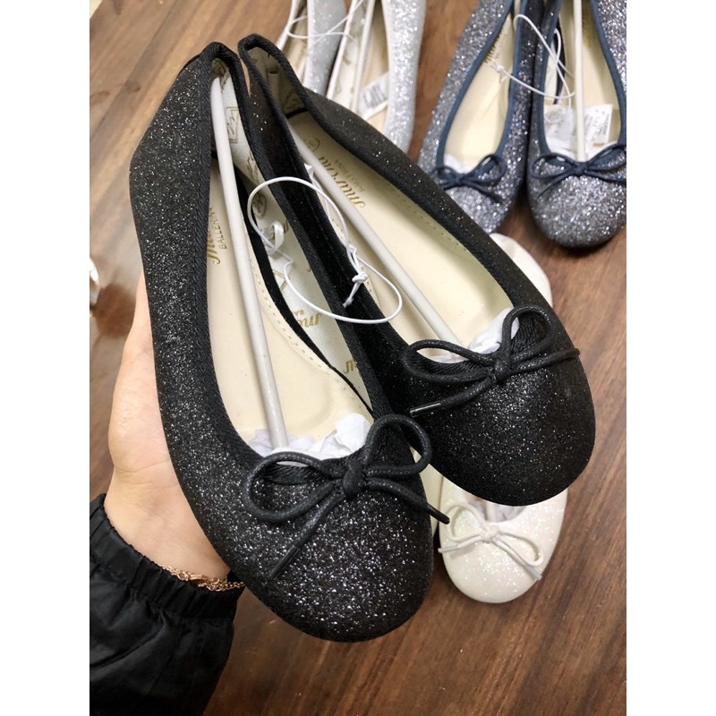 Giày bệt búp bê lót êm Marcha ballenrina nhũ kim tuyến sang chảnh giá web 39.9$ | BigBuy360 - bigbuy360.vn