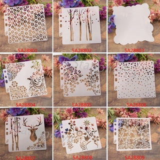 Khuôn Cắt Giấy Làm Từ Kim Loại Hình Lá Trang Trí Scrapbook