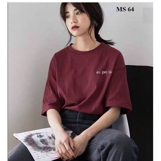 [Thanh lý] Áo phông tay lỡ dáng rộng cho nam/nữ, Freesize từ 40-65kg - A19