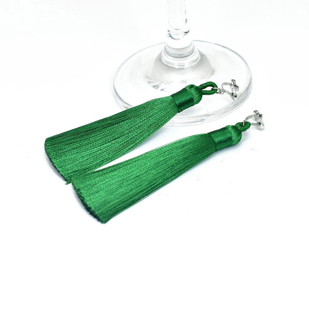 Khuyên tai tua tua tùy chọn màu sắc thời trang cá tính