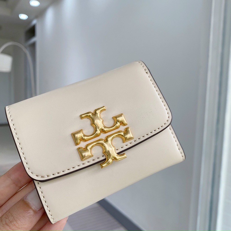 Ví T.B tory eleanor logo cream