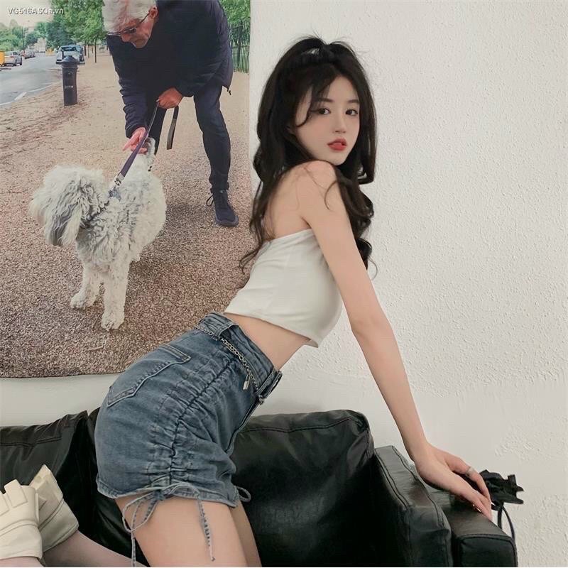 Chân váy jean dây rút hai bên hông  và váy jean túi hộp⚡️⚡️⚡️⚡️K9777