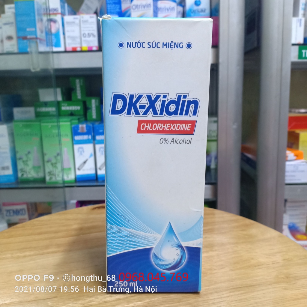 Nước súc miệng DK-Xidin chai 250ml