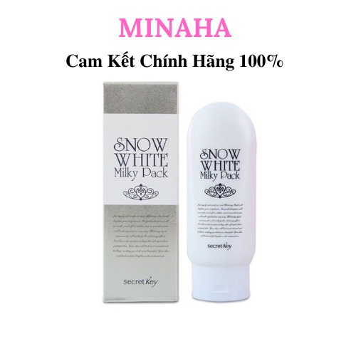 Kem Ủ Trắng Da Toàn Thân SNOW WHITE MILKY PACK Dưỡng Trắng Da Toàn Thân Chính Hãng (200ml)