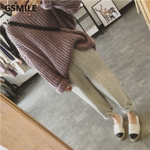 Áo len dệt tay dài dáng rộng dễ thương phong cách Hàn Quốc | BigBuy360 - bigbuy360.vn