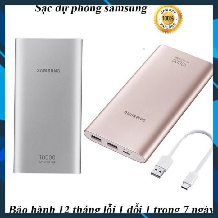Pin sạc dự phòng Samsung siêu mỏng EB-P1100 10000mAh Type-C - advanced charge- BH 12 tháng