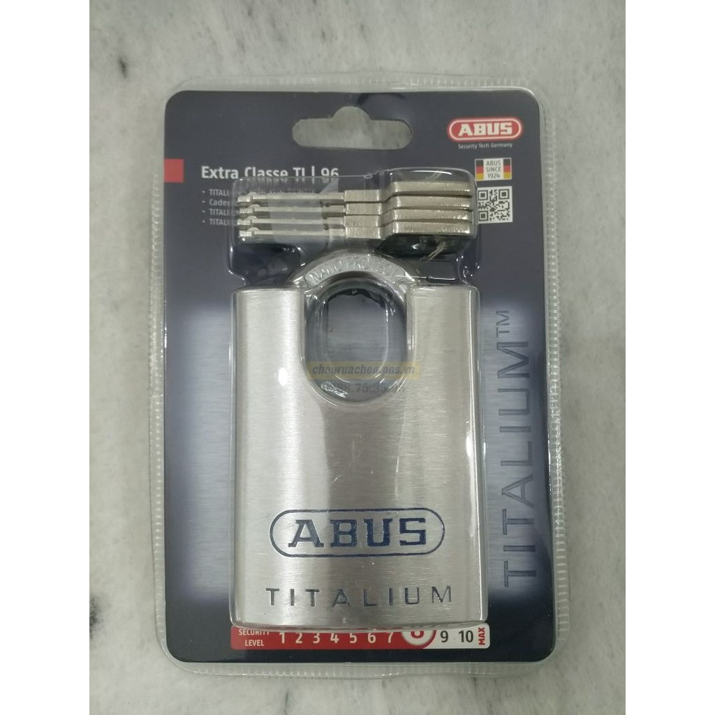 Khoá cầu Abus 96CSTI/60, Titan, 60mm, chống cắt