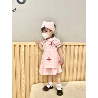  Bộ đồ y tá, váy y tá trang phục halloween bác sĩ cho bé