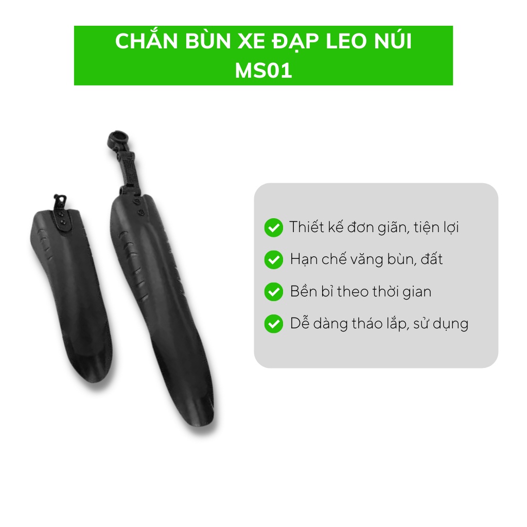 Chắn bùn xe đạp leo núi MS01