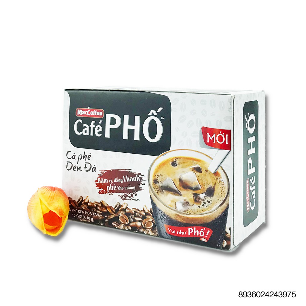 CÀ PHÊ ĐEN ĐÁ HÒA TAN CAFÉ PHỐ 160G