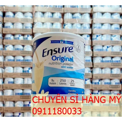 [ Mẫu mới 397g Date 2023 ] Sữa bột Ensure Mỹ Original Nutrition Powder 397g 2023