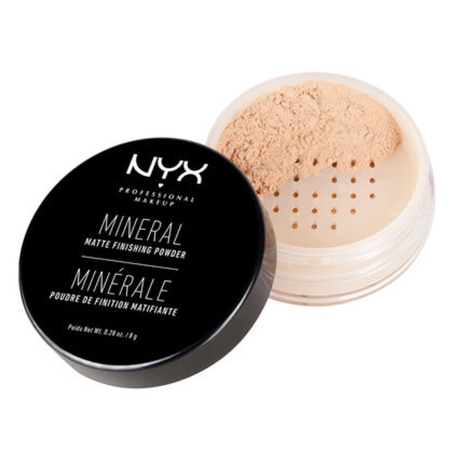 Phấn phủ bột NYX mineral  Matte Finish Pơder 8g