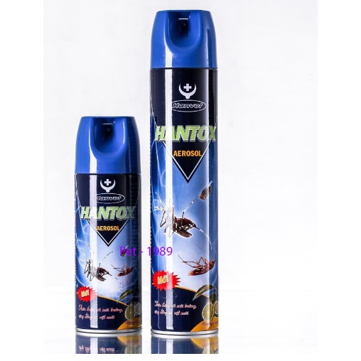 Bình Xịt Diệt Muỗi Ruồi Kiến Gián Hantox Aerosol 400ml &amp; 600ml