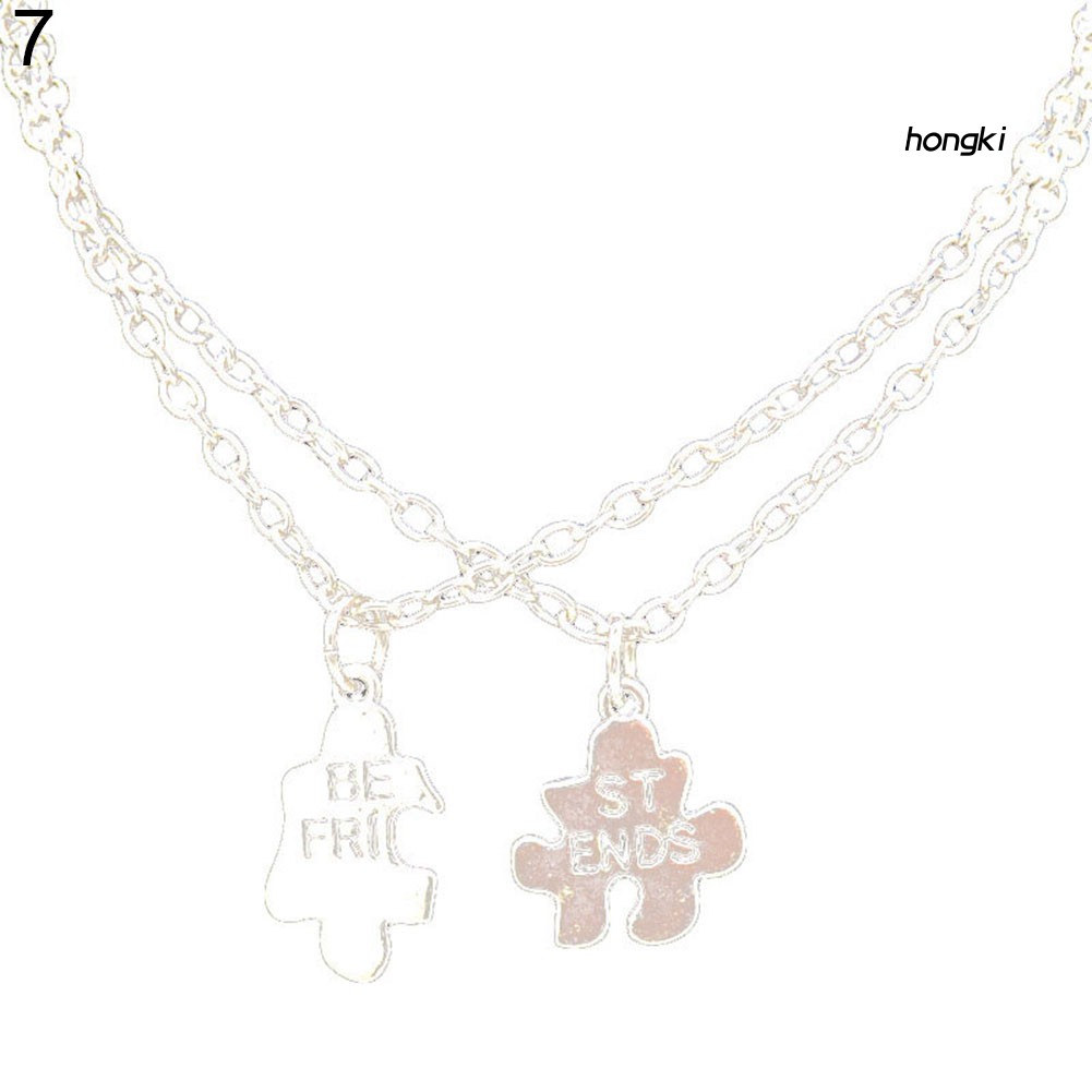 Bộ 2 vòng cổ Tình Bạn Mặt Hình Trái Tim Thời Trang Cho Cặp Đôi