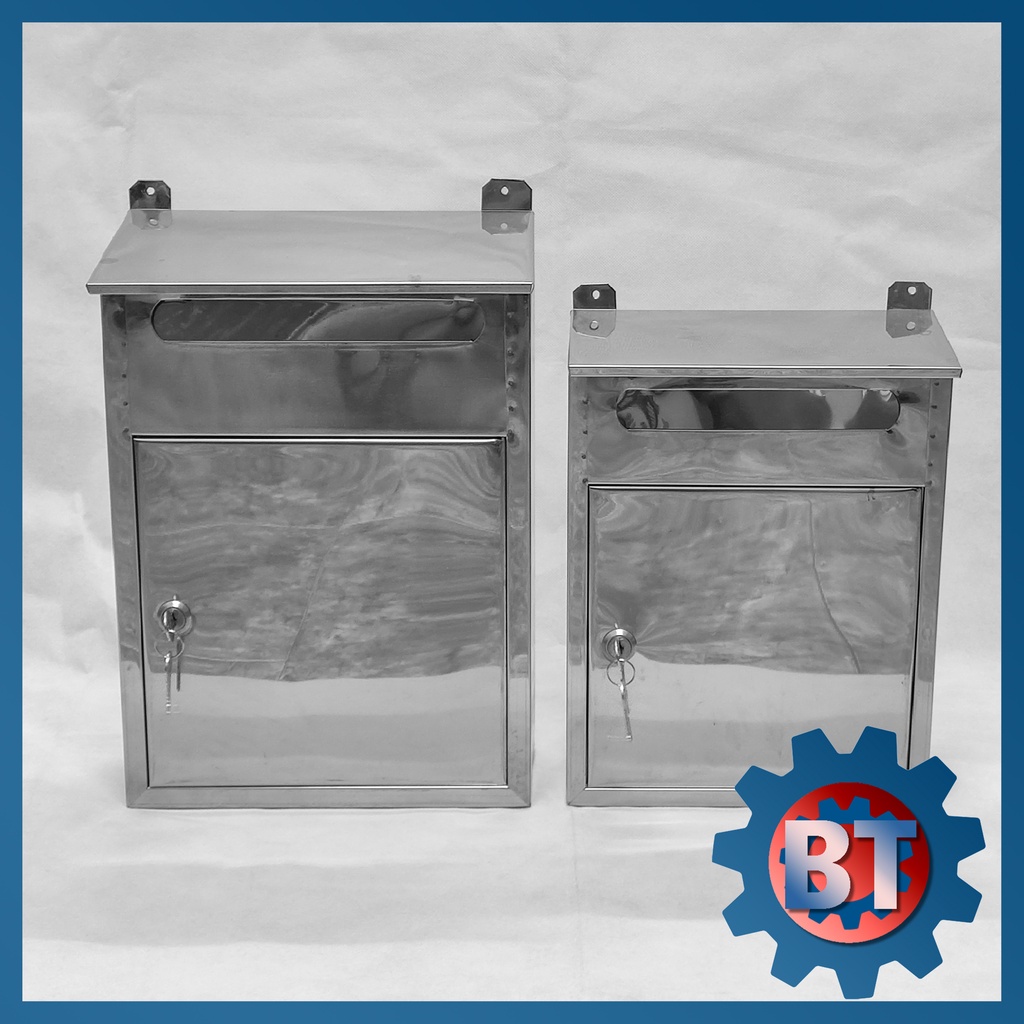 Hòm thư INOX gắn cổng nhà có khóa an toàn