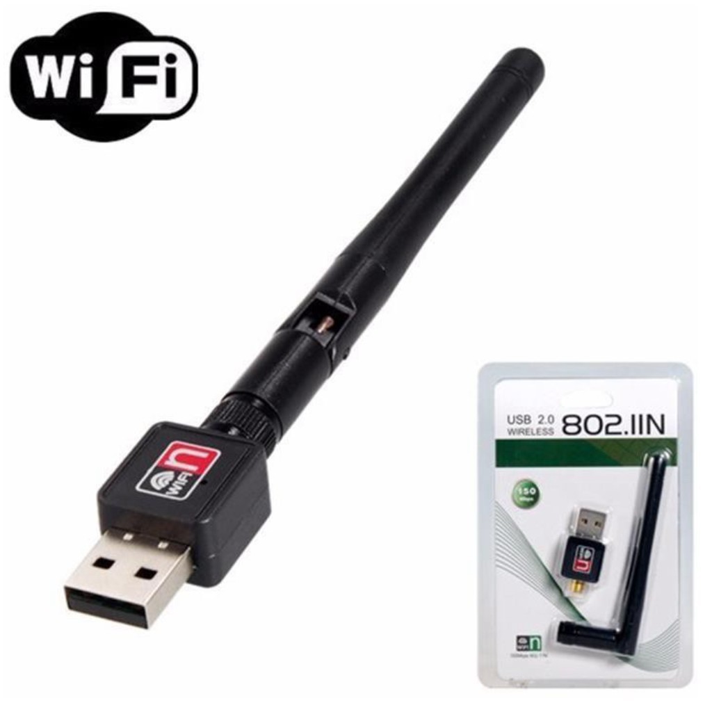 [SALE] USB Thu Bắt Sóng Wifi 802.11 150Mbps Có Ăngten