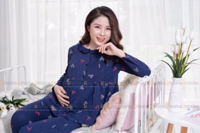 Bộ sau sinh và bầu chất đẹp cotton