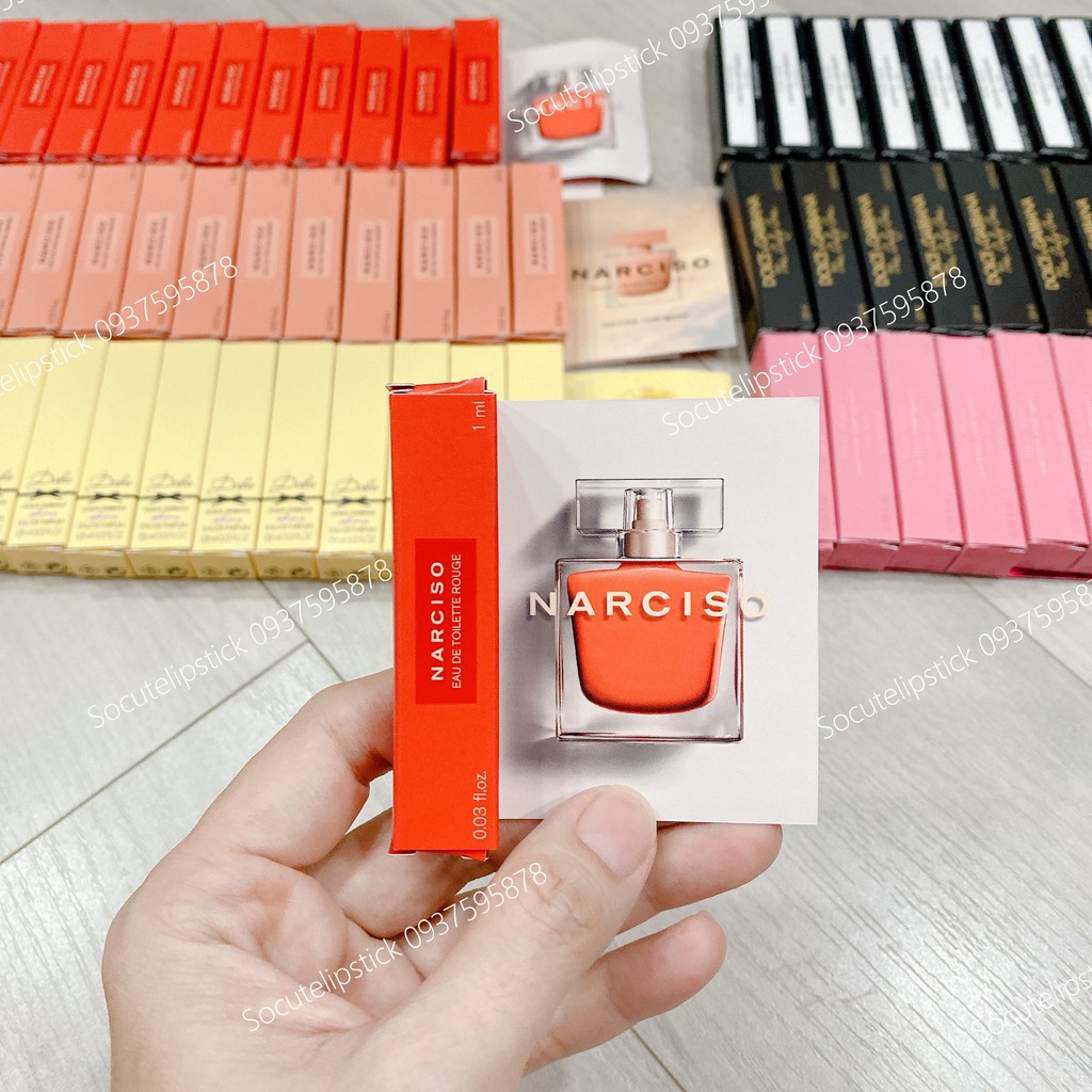 Vial Mẫu Thử Nước Hoa Mini Narciso Rodriguez For Her - Poudree - Pure Musc Đủ Loại Minisize 1ml | BigBuy360 - bigbuy360.vn